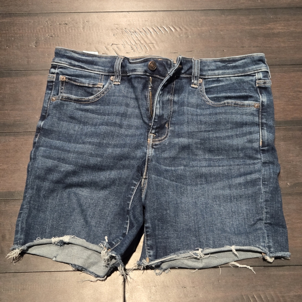 American Eagle Outfitters Dark Blue Jean Shorts